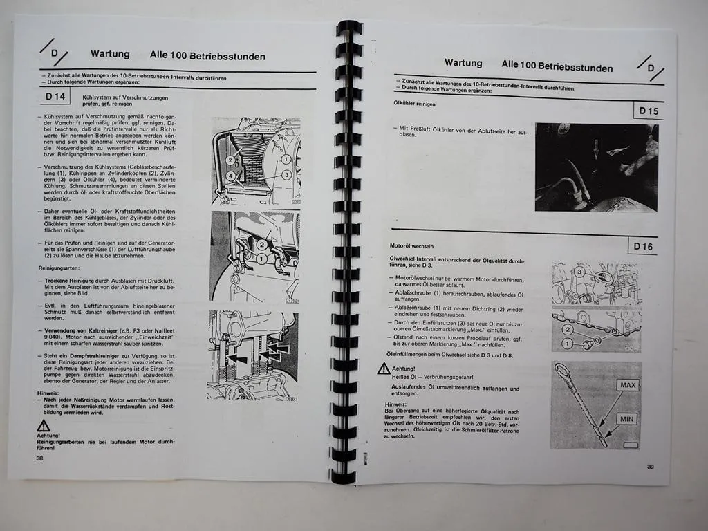 Zettelmeyer ZL 401 WE Serie B Radlader Bedienungsanleitung Schaltplan 1991