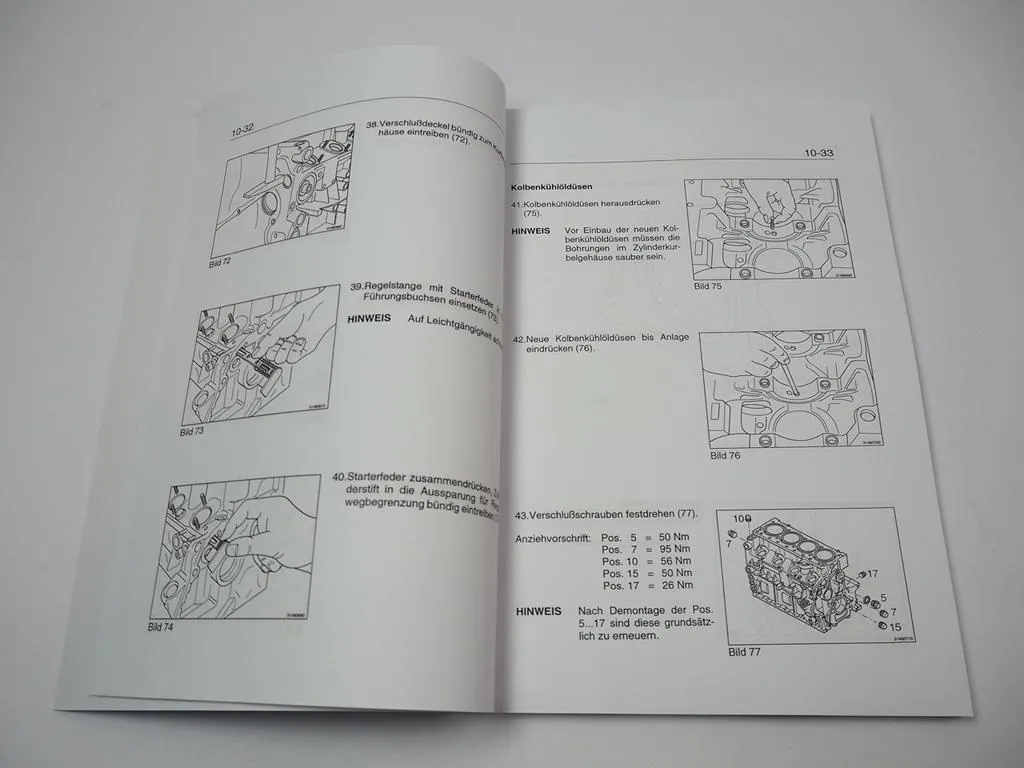 Zettelmeyer ZL 402 502 602 702 B/C Deutz F3L BF4L 1011 F Motor Werkstatthandbuch