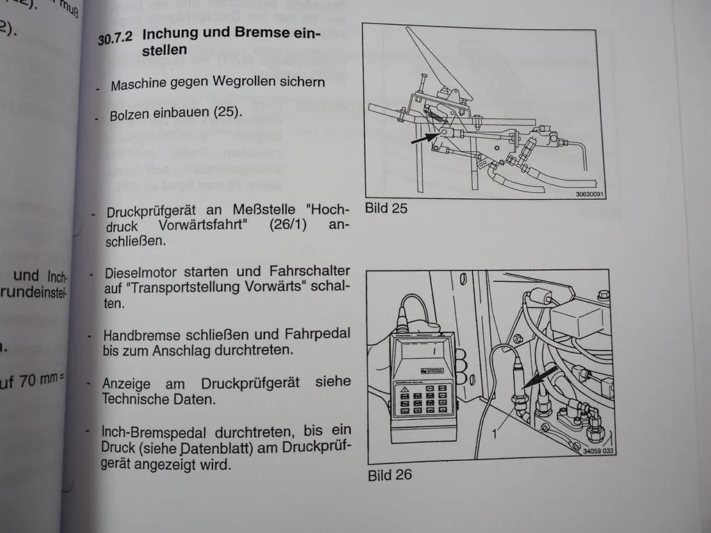 Zettelmeyer ZL 402 Reparaturhilfe Werkstatthandbuch Baugruppe 30, 40 Reparaturanleitung