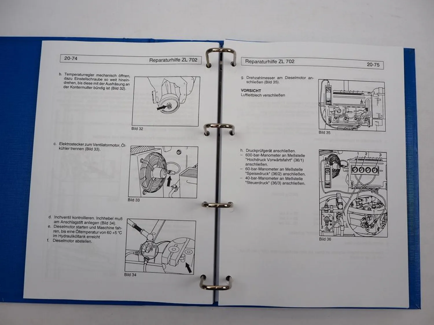 Zettelmeyer ZL 702 Reparaturhilfe & Schaltpläne Werkstatthandbuch