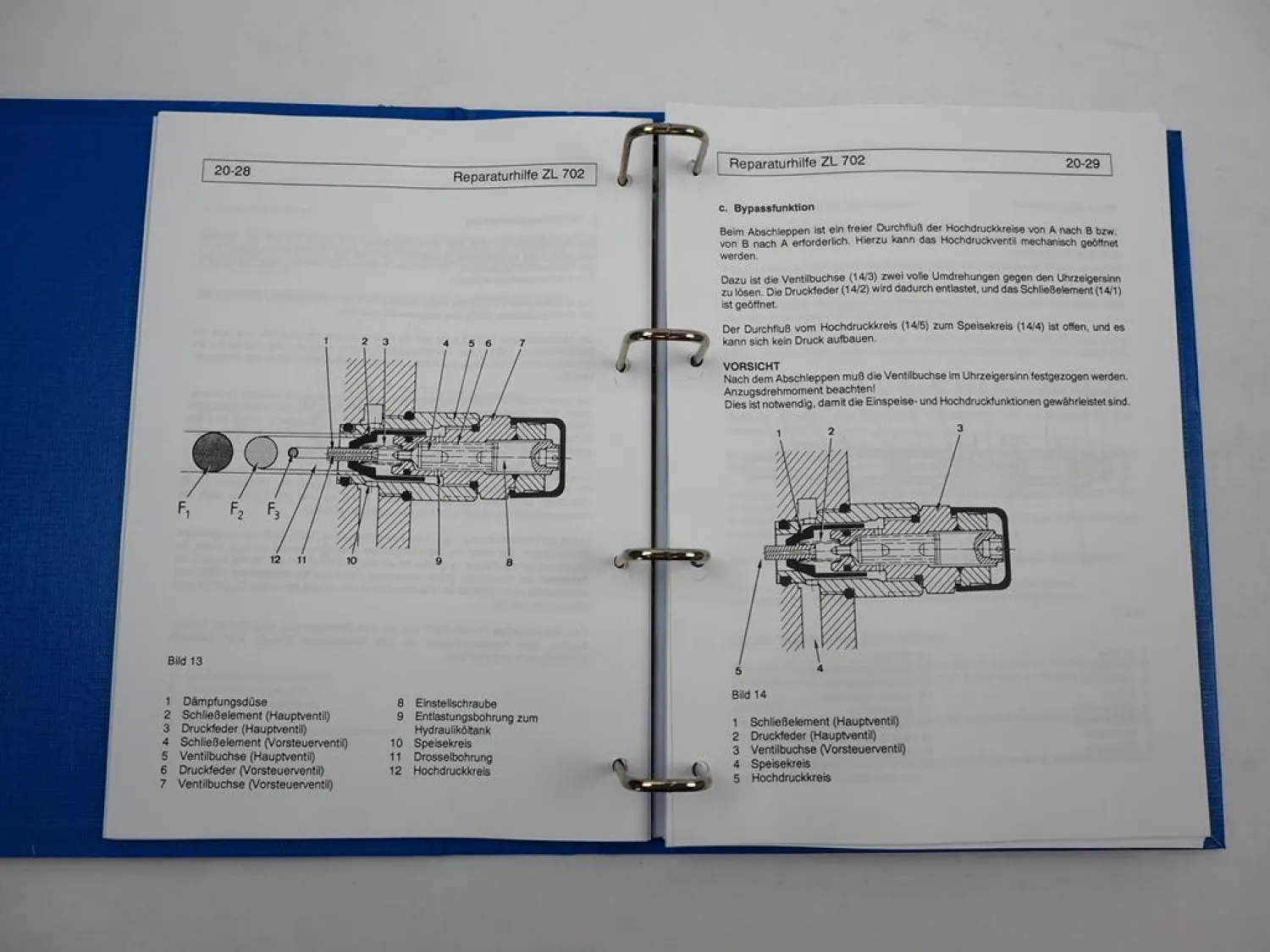 Zettelmeyer ZL 702 Reparaturhilfe & Schaltpläne Werkstatthandbuch