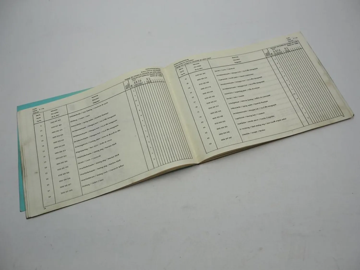 ZF 5 S -110 GP Synchroma Getriebe Ersatzteilliste Magirus Spare Parts List 7/80