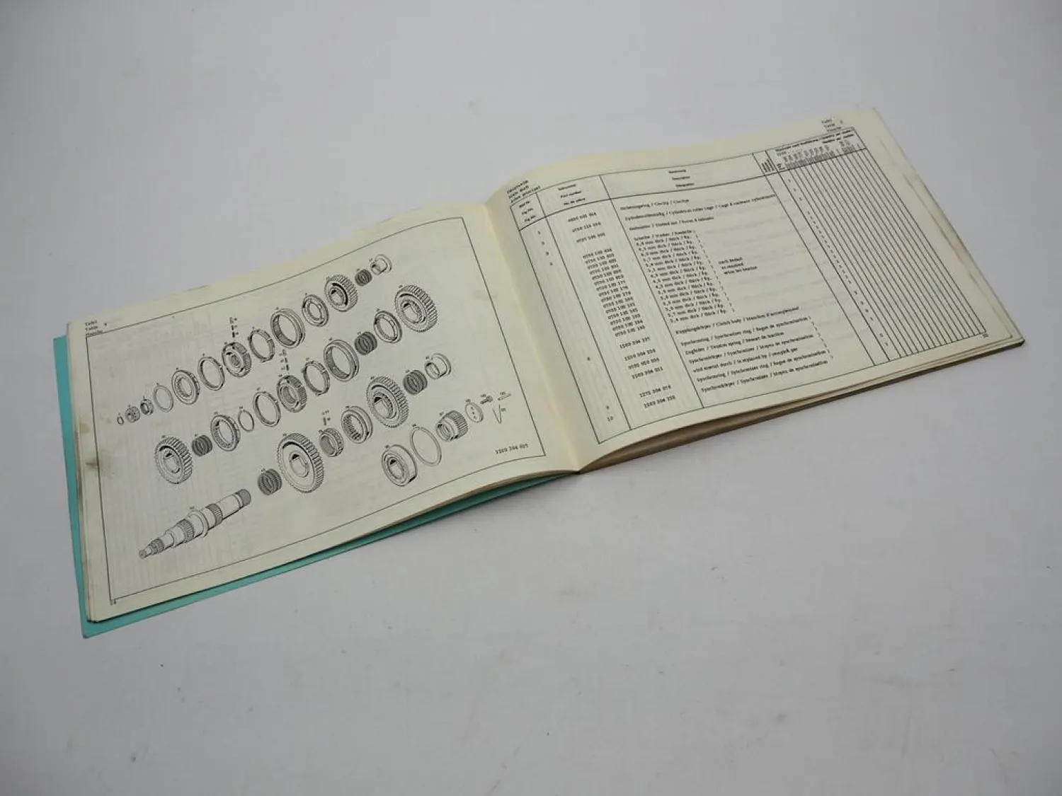 ZF 5 S -110 GP Synchroma Getriebe Ersatzteilliste Magirus Spare Parts List 7/80