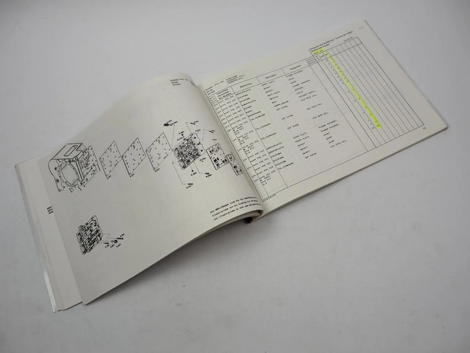 ZF 6 WG-200 Hydromedia Getriebe Ersatzteilliste PPM Krupp Liebherr Terex 01/87