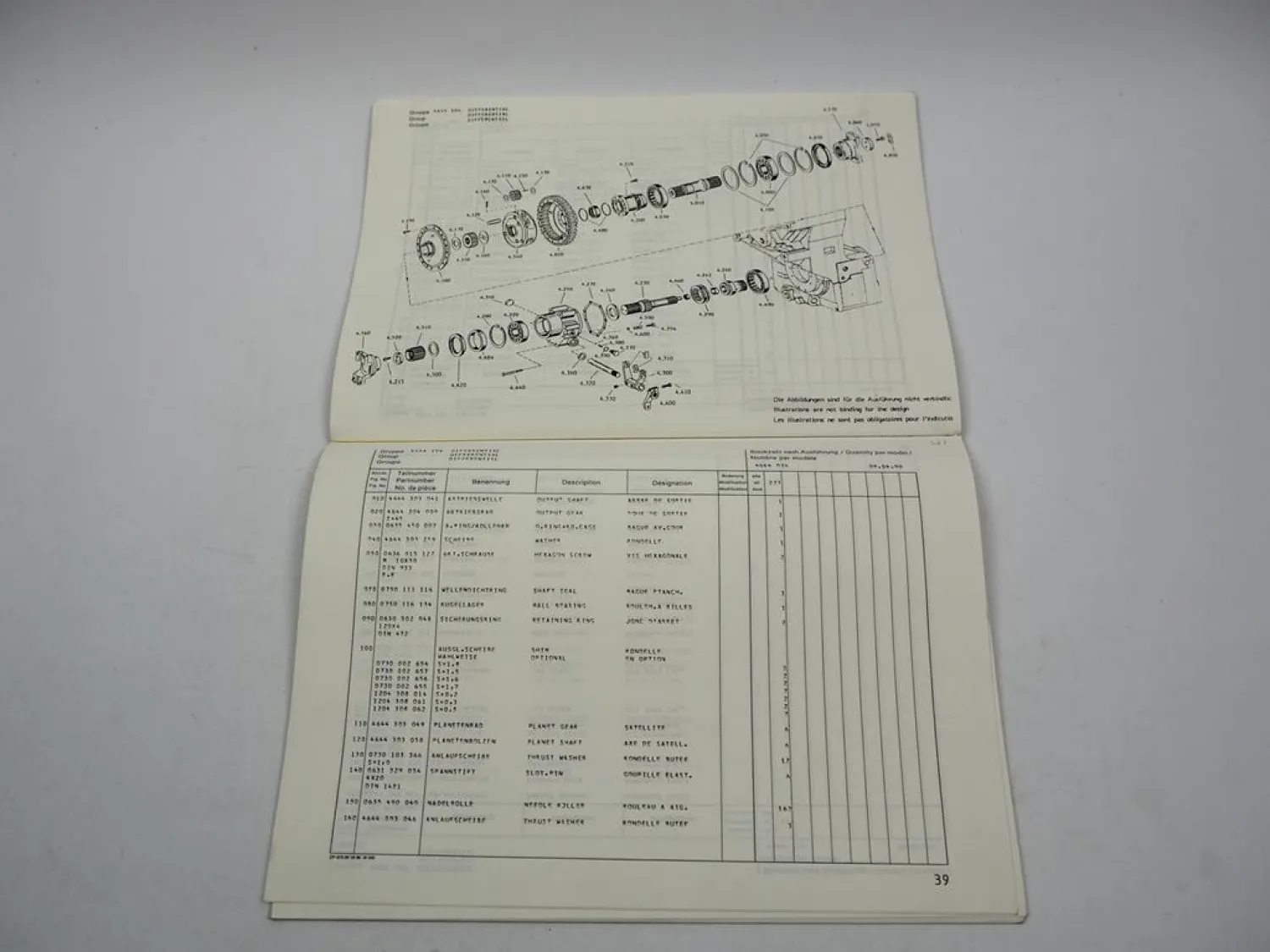 ZF 6 WG-200 Hydromedia Getriebe Ersatzteilliste PPM Krupp Liebherr Terex 05/90