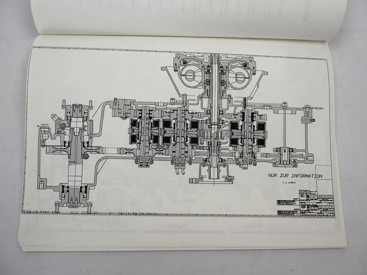 ZF 6WG-150 Lastschaltgetriebe für z.B. Krupp KMK 2020 Kran Schulungshandbuch
