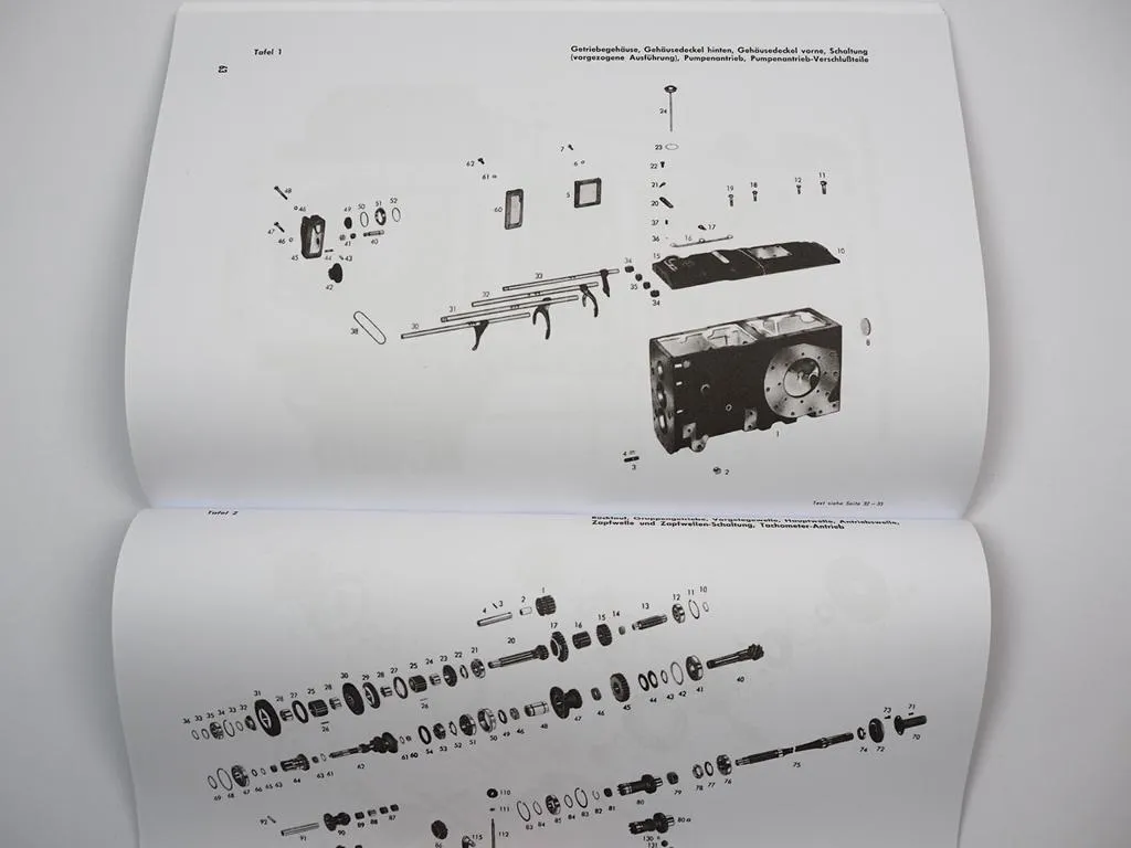 ZF A-208 Getriebe Bedienungsanleitung Ersatzteilliste Montage