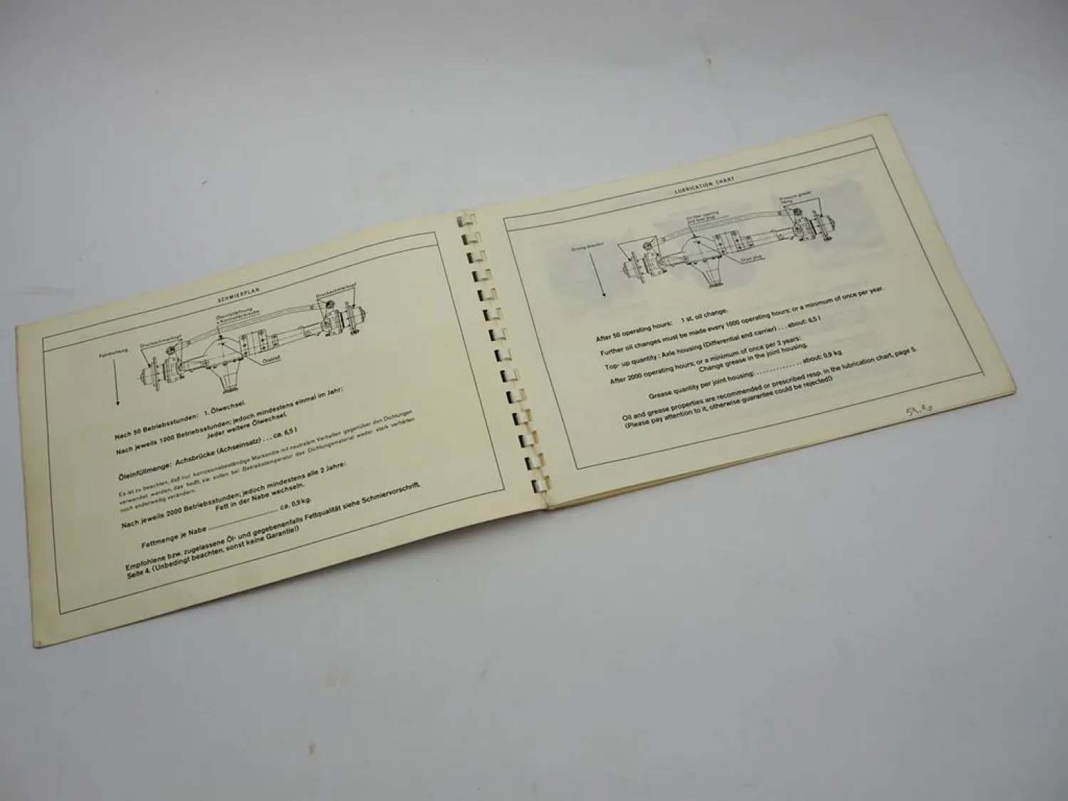 ZF AL-1550 Lenkachse Ersatzteilliste Schlüter Eicher Lindner Hürlimann 09/1972