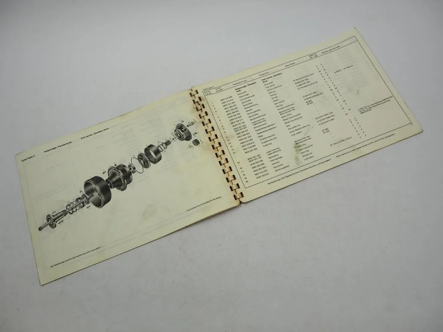 ZF AP-17/R Planeten Starrachse Ersatzteilliste MF Hanomag Frisch Parts List 1975