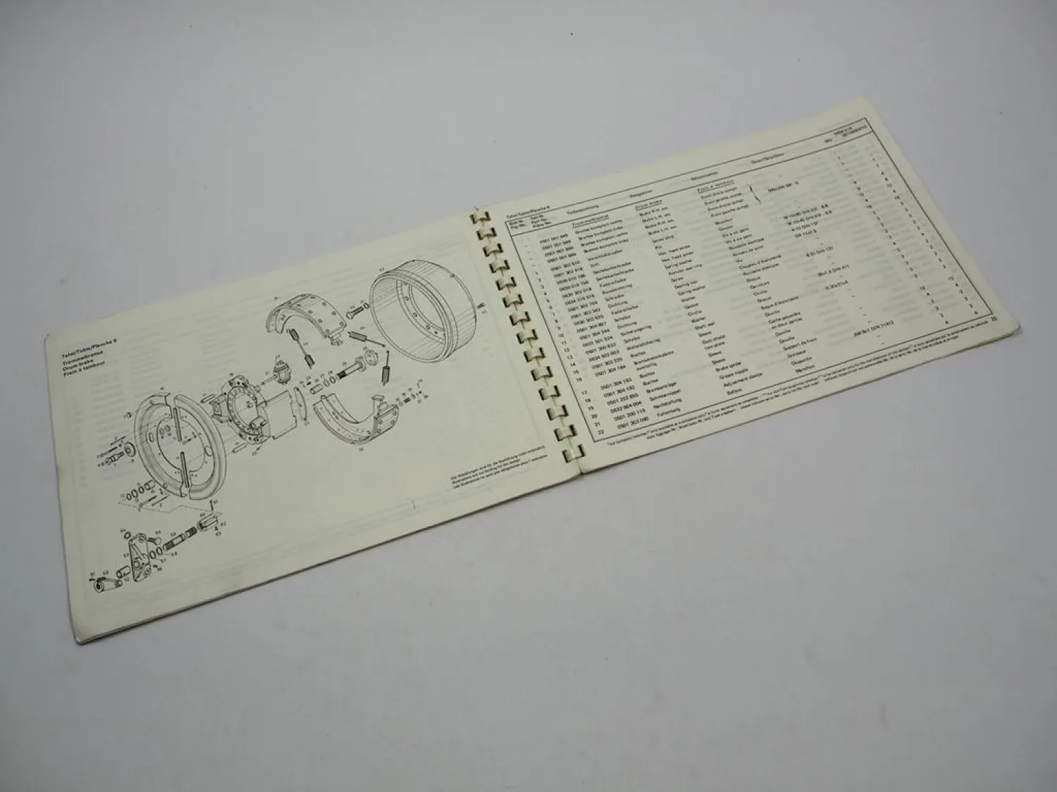 ZF AP-20/R S Planeten Achse Ersatzteilliste Hanomag Frisch MF Benati 02/1978