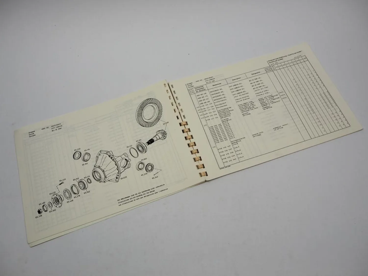 ZF AP-407 Planeten Achse Ersatzteilliste Hanomag Liebherr Parts List 12/1987