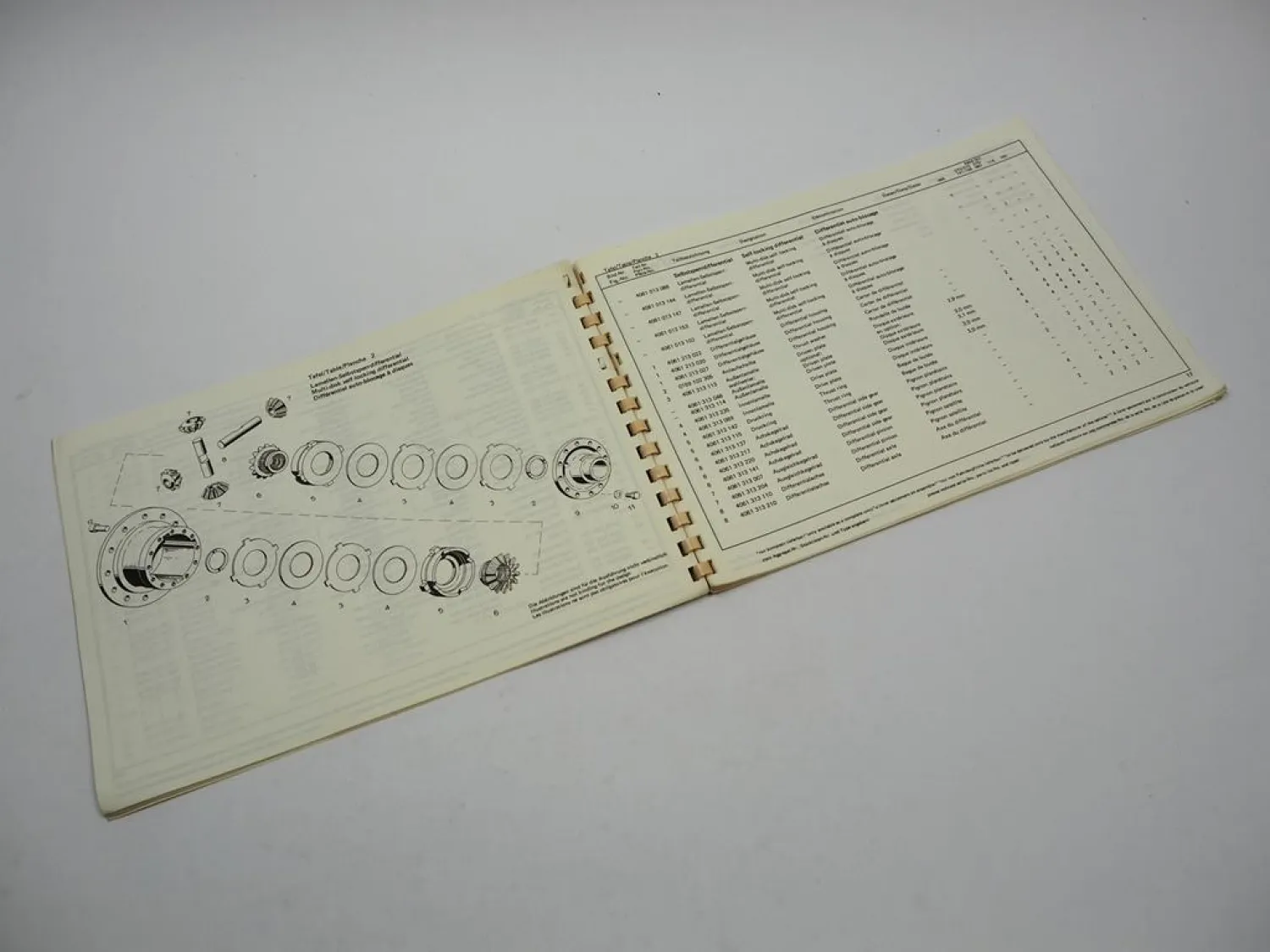 ZF AP-9/H/L Achse Ersatzteilliste MF Hanomag Zettelmeyer O&K UTB Vandel-Steiger