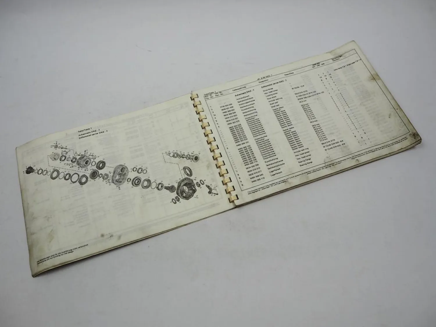 ZF AP-B 35/D DK DKZ-7 Starrachse Ersatzteilliste Liebherr Gottwald Parts List 79