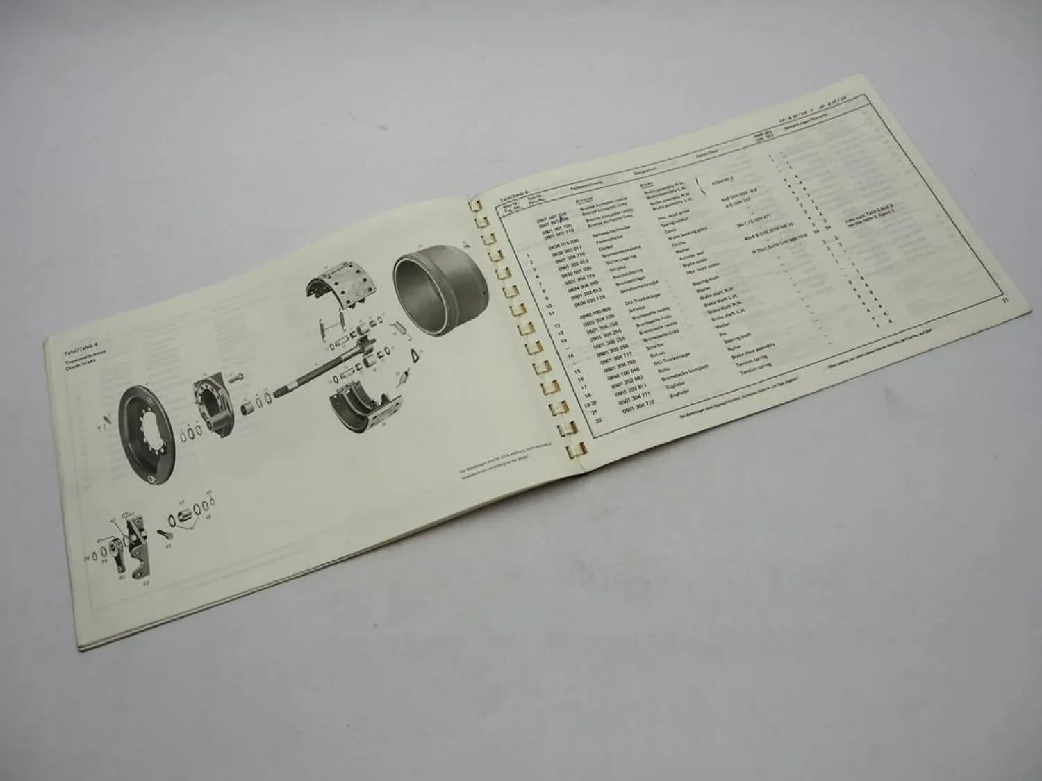 ZF AP-B 35/DK DK-7 Starrachse Ersatzteilliste Harnischfeger Parts List 03/1978