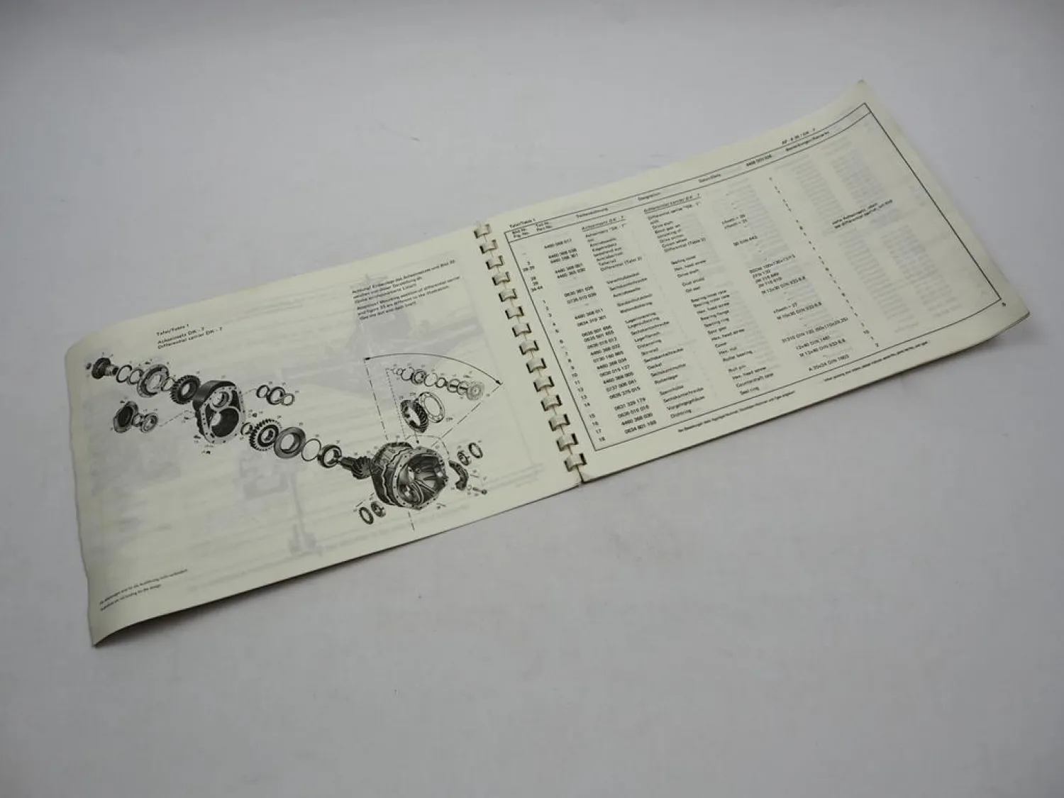 ZF AP-B 35/DK DK-7 Starrachse Ersatzteilliste Harnischfeger Parts List 03/1978