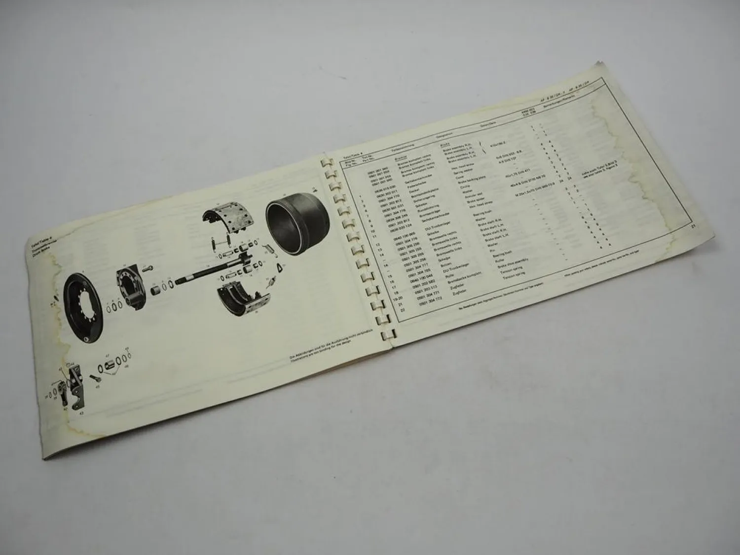 ZF AP-B 35/DK DK-7 Starrachse Ersatzteilliste Harnischfeger Parts List 11/1978