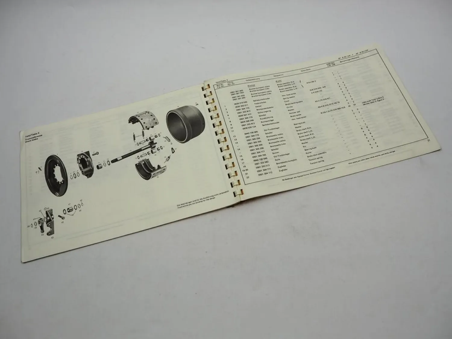 ZF AP-B 35/DK DK-7 Starrachse Ersatzteilliste Harnischfeger Parts List 11/1978