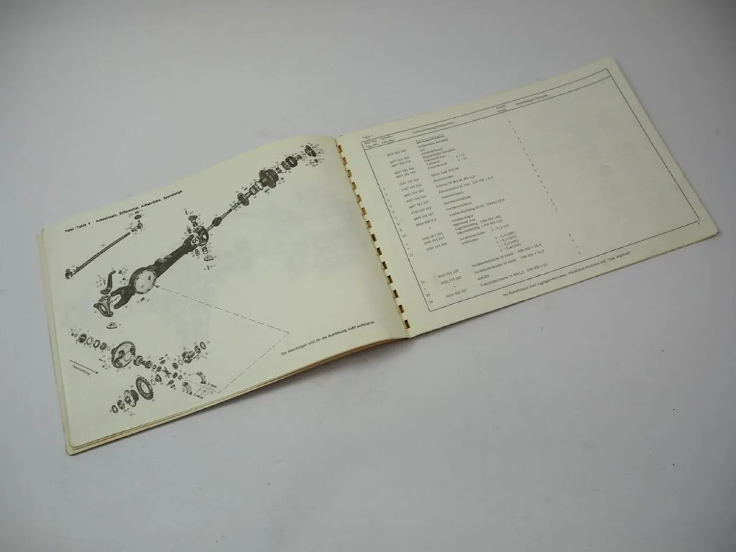 ZF APL-3052/BK Planetenlenkachse Ersatzteilliste Schlüter Fendt Traktoren 1974