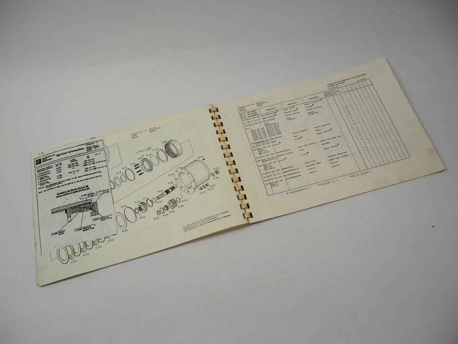 ZF APL-355 B Planetenlenkachse Ersatzteilliste Eder Baumaschinen Parts List 1984