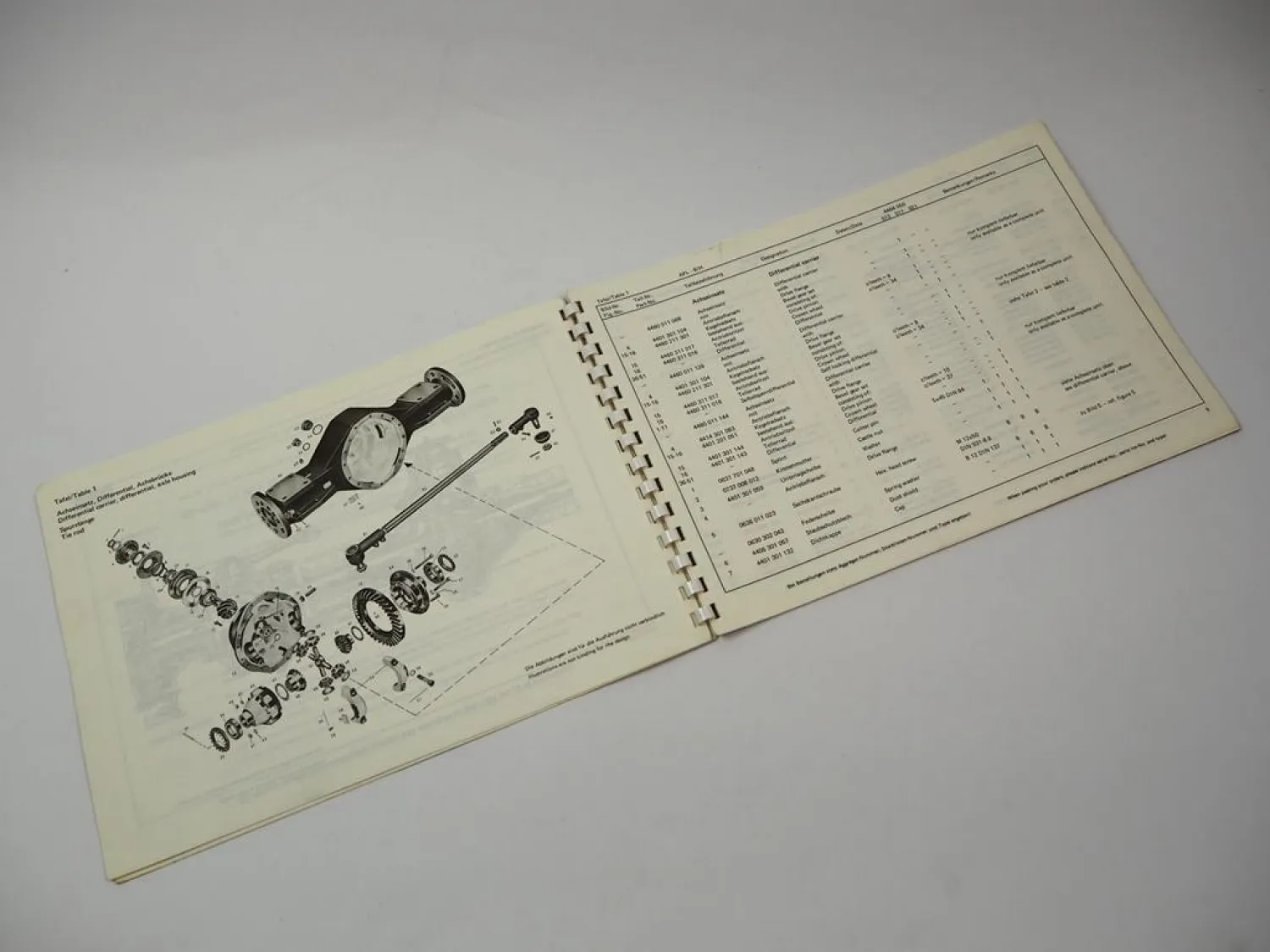 ZF APL-6/H Planetenlenkachse Ersatzteilliste Parts List Frisch Ahlmann 1976