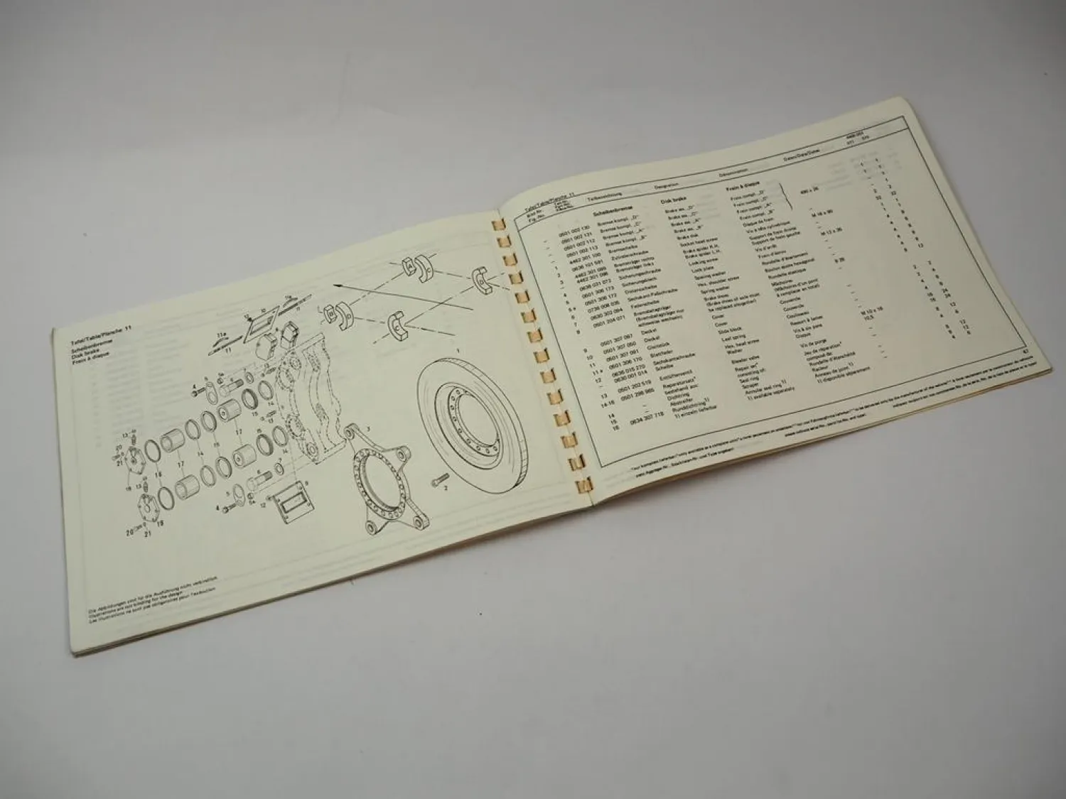 ZF APL-B 35/D DK Planetenlenkachse Ersatzteilliste Parts List Harnischfeger 81