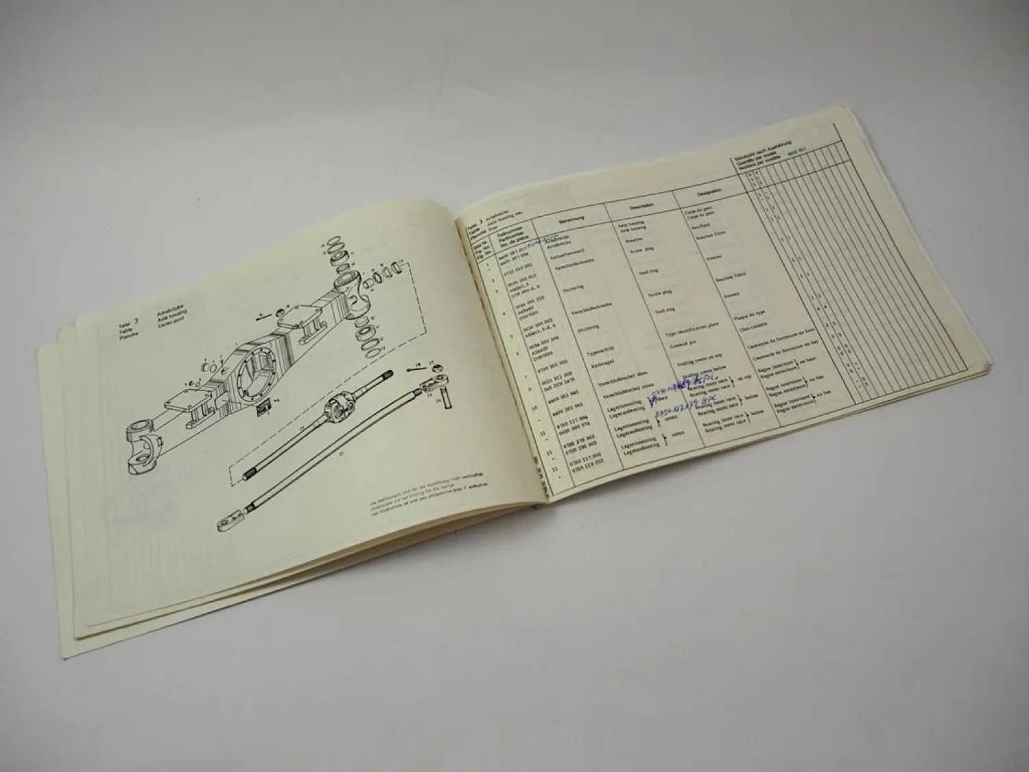 ZF APL- B 23/B Planetenlenkachse Ersatzteilliste Eder Baumaschinen Parts List 85