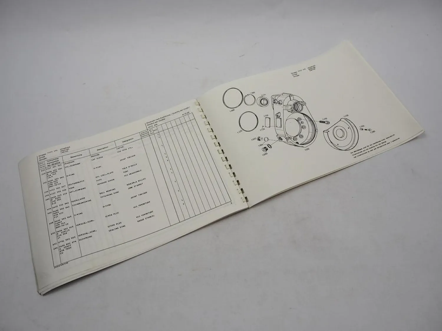 ZF AV-225 Starrachse 1AVG 65 Getriebe Ersatzteilliste Zettelmeyer Parts List 88