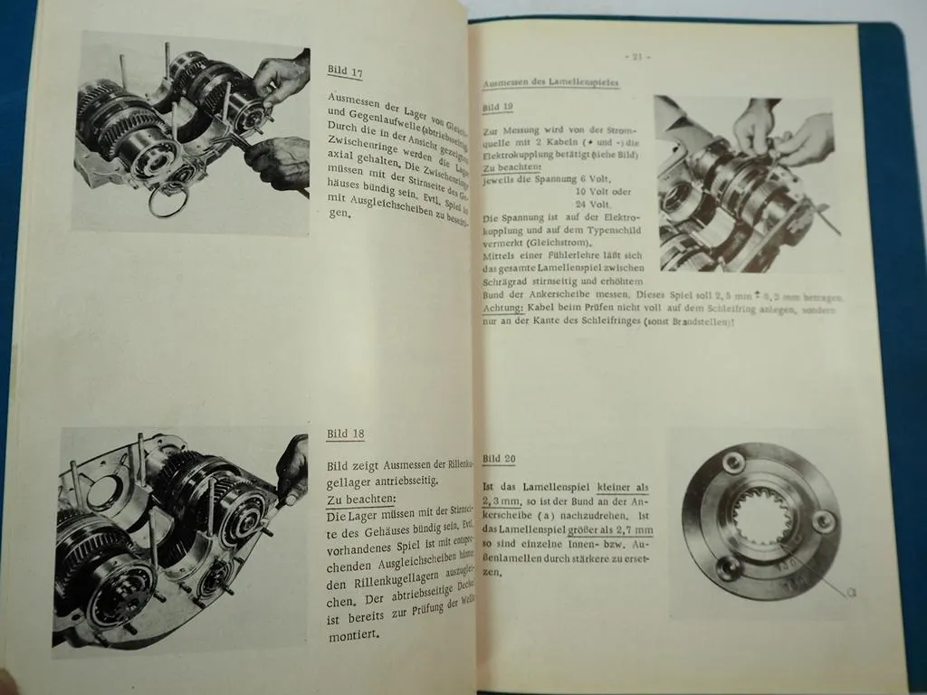 ZF BW10 G Bootswendegetriebe Reparaturanleitung Werkstatthandbuch