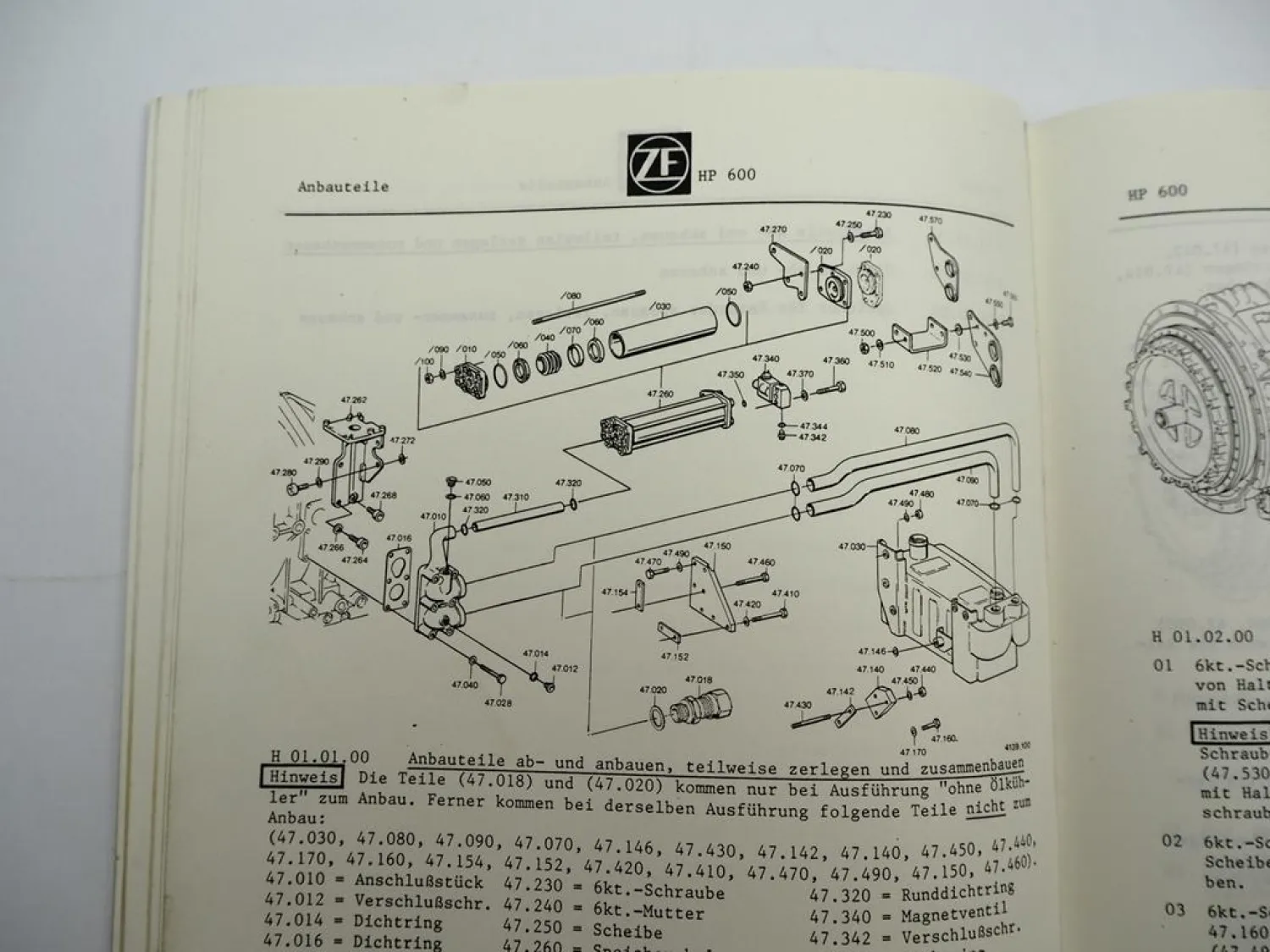 ZF Ecomat Getriebe HP600 mit 5 und 6 Gang Werkstatthandbuch Reparaturanleitung