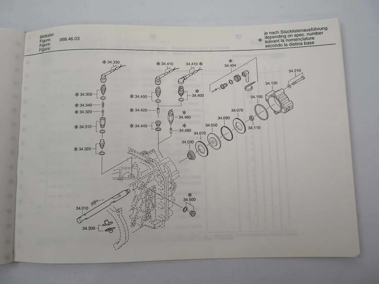 ZF Ecosplit 16 S 1820 OD Getriebe Ersatzteilliste MAN LKW TG-A Parts List 05/02