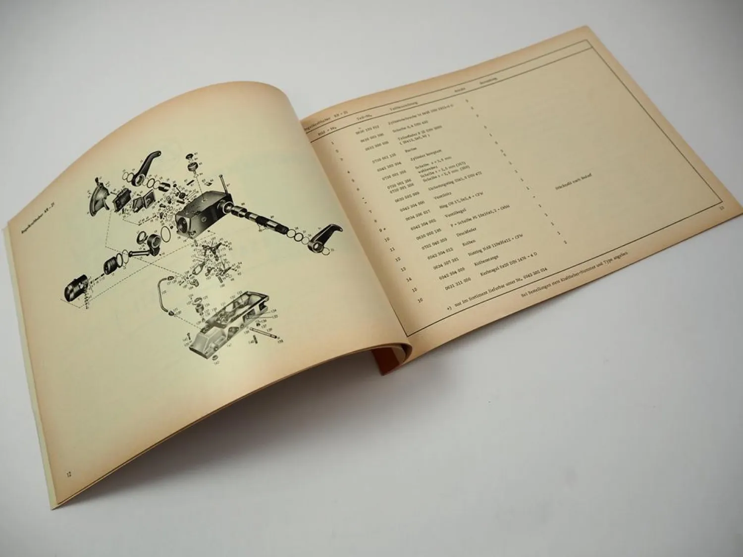 ZF KR-21 Regelkraftheber Bedienung Wartung Ersatzteilliste für Deutz Schlepper