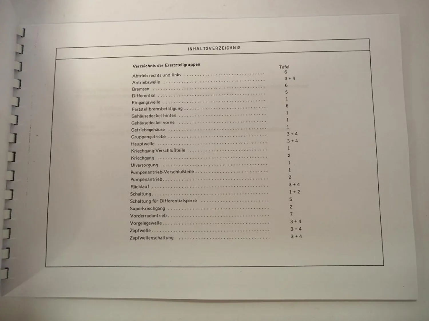 ZF T-3102 Getriebe Ersatzteilliste Schlepper Triebwerk Schlüter