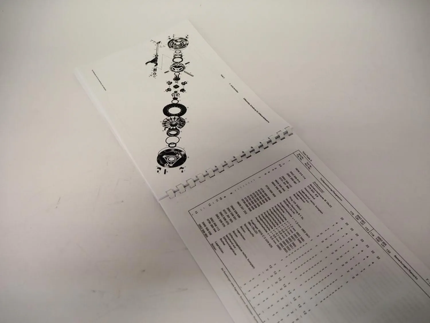 ZF T-3102 Getriebe Ersatzteilliste Schlepper Triebwerk Schlüter