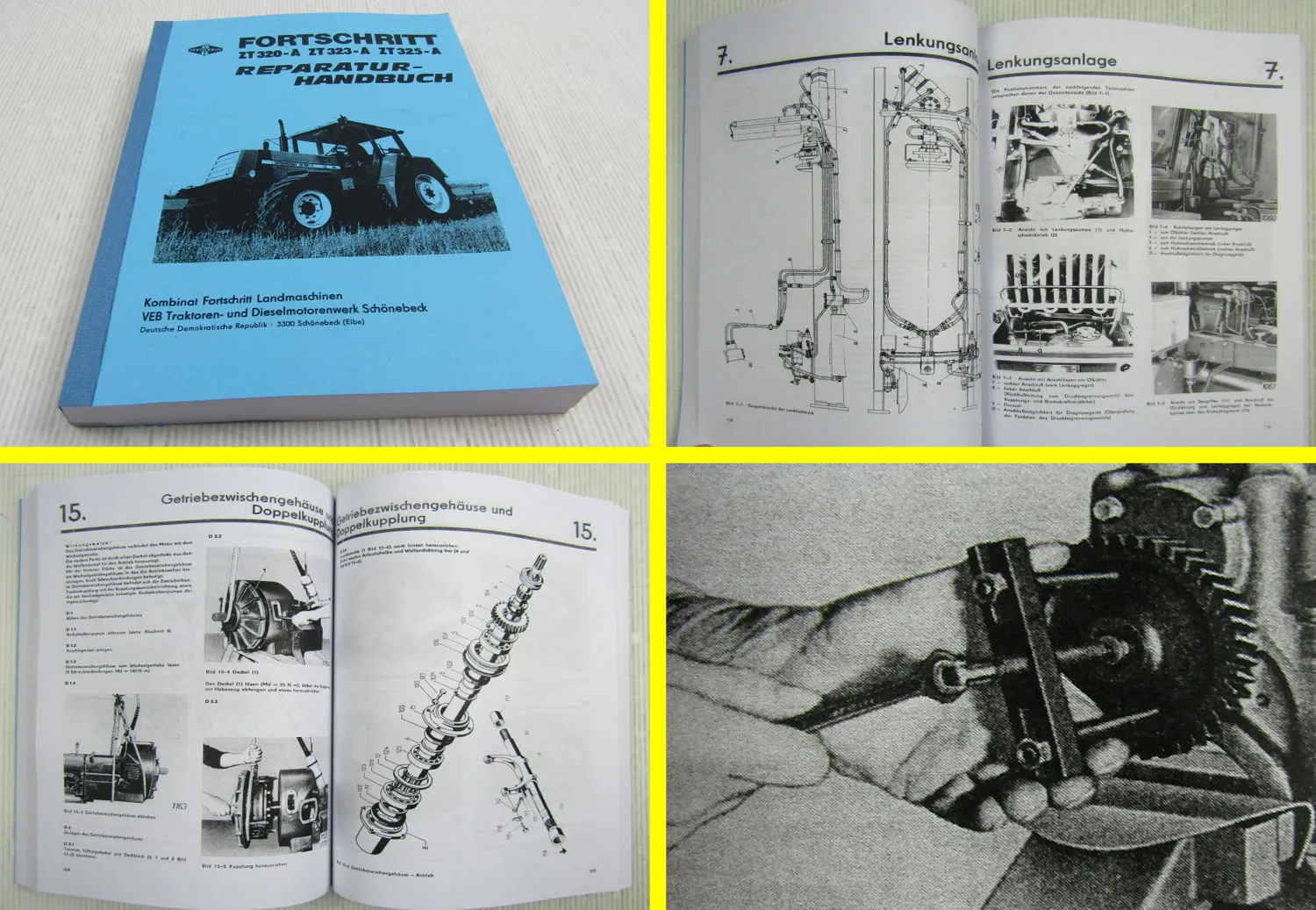 ZT 320 + ZT 323 + ZT 325 A Werkstatthandbuch Reparaturhandbuch