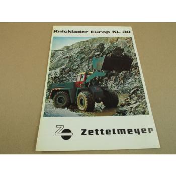 1 Prospekt Zettelmeyer Europ KL30 von 4/1970