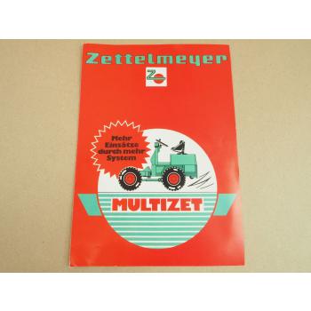 1 Prospekt Zettelmeyer Multizet Systemmaschine von 1976