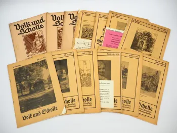 13x Zeitschrift Volk und Scholle 1931/35 Heimatblätter Hessen Nassau Frankfurt