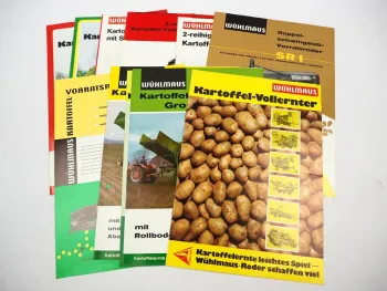 15x Original Prospekt Niewöhner Landtechnik 1970/80er Jahre Wühlmaus