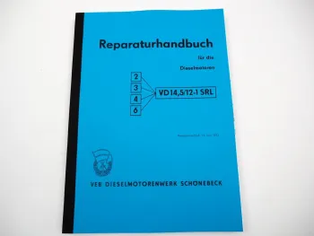 2/3/4/6VD 14,5/12-1 SRL Dieselmotor Werkstatthandbuch Reparaturanleitung