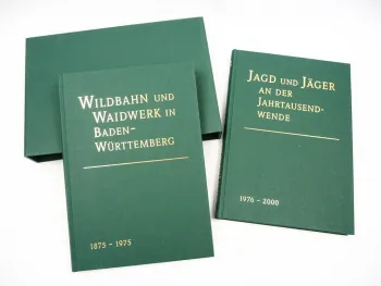 2 Bände Chronik Jagd - Tradition mit Zukunft 1875 bis 2000 Baden Württemberg