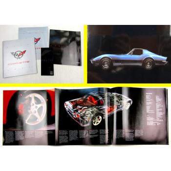 2 Prospekte Chevrolet Corvette Cabriolet + Preislisten Ausgaben 1995 - 2003
