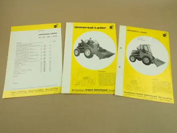 2 Prospekte Zettelmeyer L501 S3 mit Ausstattung und Preisangebot 1960/63
