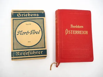 2 Reisehandbücher Österreich Baedekers Griebens Nord Tirol 1923/26