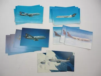 20 Postkarten Olympic Airways Griechenland Flugzeuge 5 verschiedene Motive