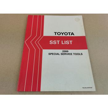 2000 Toyota Special Service Tool SST List Spezialwerkzeuge Land Cruiser Lexus