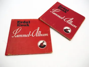 2x Leer Sammelalbum Erdal Kwak Werner & Mertz AG ohne Bilder