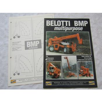 2x Prospekt Belotti BMP multipurpose Brochure