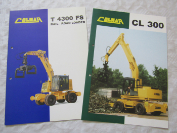 2x Prospekt Colmar CL300 T4300FS Rail Road Loader Brochure