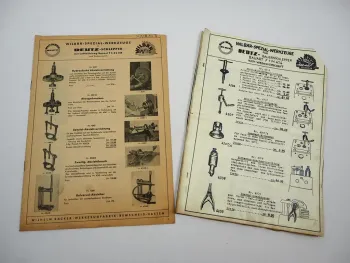 2x Wilbär Katalog Spezial Werkzeuge f. Deutz F1L F2L 514 Bauernschlepper F1M 414