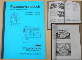 3 + 6VD 14,5/12-2 SRW Dieselmotor Reparaturhandbuch